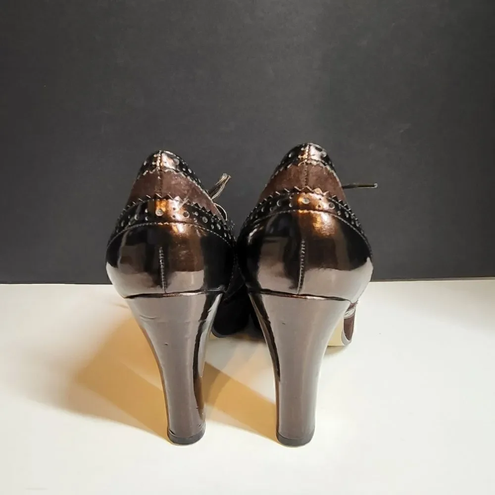 Enzo Angiolini Brown Mary Jane Shoes